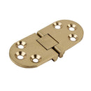 2x Brass Butler Tray Hinge Wearable Screw Folded Table Semicircular Foldin UUN