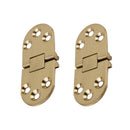 2x Brass Butler Tray Hinge Wearable Screw Folded Table Semicircular Foldin UUN