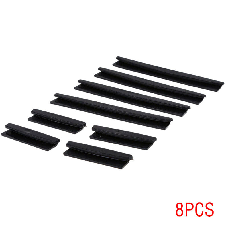 8pcs Car Door Edge Guards Trim Moldings Protection Strip Scratch Protector Set