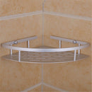 Metal Shower Caddy Bathroom Shelf Corner Rack Organiser Storage Triangular Shelf