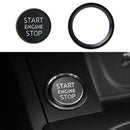 Start Stop Engine Push Button Switch Cover Fit Audi A4 A6 Q5 Q7 A5 A7 A8 BLACK