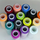 24 Spools Polyester Quilting Threads Assorted Colors Sewing Machine Accs