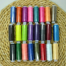 24 Spools Polyester Quilting Threads Assorted Colors Sewing Machine Accs