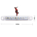 10Pcs White 9 SMD LED Truck lights led side Car Truck Bus Marker Light 12V 24V