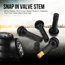 30pcs Car Vacuum Tire Valve TR414 Snap-In Tire Tyre Valve Stem Dust Cap AFZ