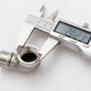 3x Female x Male street Elbow Threaded Pipe Fitting Stainless Steel 201 zxc