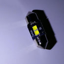 1 pair Car LED Interior Double Point Map Roof Reading Light White Bulb LMJ WAY