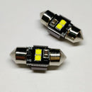 1 pair Car LED Interior Double Point Map Roof Reading Light White Bulb LMJ WAY