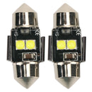 1 pair Car LED Interior Double Point Map Roof Reading Light White Bulb LMJ WAY