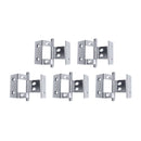 5x Four Fold Hinges Bend Hinges Adjustable Wrap Cabinet Door Hinge Hardware NHJ