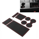 1Set Cup Holder & Center Console Car Mat Liner Accessories for Tesla JDD