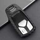 Matte Carbon Fiber Look Smart Car Key Case Holder Protector For Audi Access vc