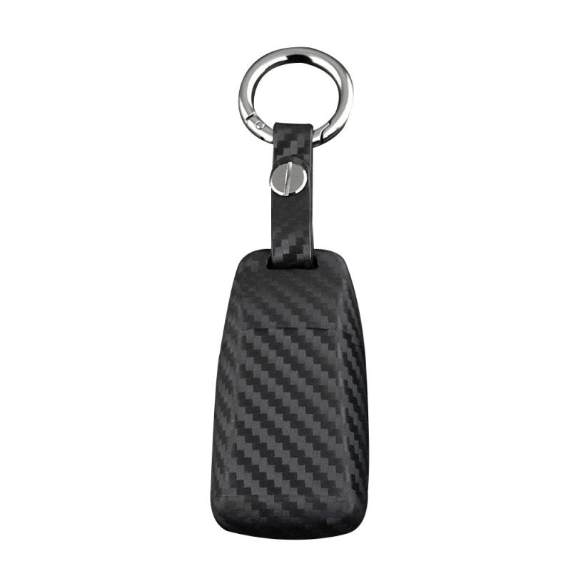 Matte Carbon Fiber Look Smart Car Key Case Holder Protector For Audi Access vc