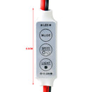 New 5Pcs Led 12V 3 Keys Dimmer Controller For Single Color 5050 3528 Light Strip