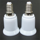 5 x E14 to E27 Base Screw Light Bulb Adapter Lamp Adaptor Fitting Converter