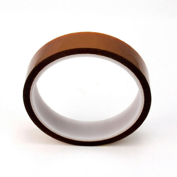 2pcs 0.06mm * 15mm * 33m Tape High Temperature Heat Resistant Polyimide QWO
