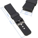 22mm Silicone-Wrist Watch Replacement Strap Band For Pebble-Time Smart Watch