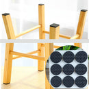 Durable Circle Anti Skid Sticky Pad Protect Floor Furniture Table Chair 18pc