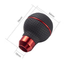 Car Leather gear Manual Stick Shifter Lever Gear Shift Knob Head Cover 5 Speed