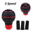 Car Leather gear Manual Stick Shifter Lever Gear Shift Knob Head Cover ZAW