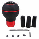 Car Leather gear Manual Stick Shifter Lever Gear Shift Knob Head Cover ZAW