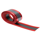 2.5M Red PVC Car Front Rear Bumper Edge Guard Strip Auto Exterior Accessories e