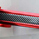 1M Red PVC Car Front Rear Bumper Edge Guard Strip Auto Exterior Accessories TBU
