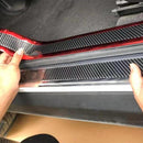 1M Red PVC Car Front Rear Bumper Edge Guard Strip Auto Exterior Accessories QZL