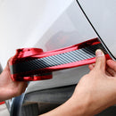 1M Red PVC Car Front Rear Bumper Edge Guard Strip Auto Exterior Accessories TBU