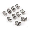 20X 3/8"-1/2" Adjustable Stainless Steel Drive Hose Clamp Fuel Line Worm Clip N