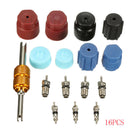 Air Conditioning Service A/C AC System Cap & Valve Stem Cores Seal Remov RPS