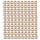 100pcs 1/4" 6mm Spring clip Fuel Oil Line Silicone Vacuum Hose Clamp dfs