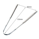 New Metal Tongue Scrapper Stainless Steel Oral Health Bad Breath Cleanin YNR