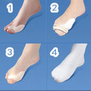 2x Silicone Gel Toe Straightener Separator Bunion Corrector Hallux Valgus Guard