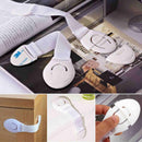 10X Safe Child Infant Baby Kid Drawer Door Cabinet Cupboard Toddler Safety Lock