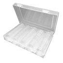 100Pcs 27mm Clear Round Coin Cases Capsules Container Holder Storage B VBJ
