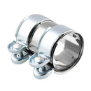 2.5 inch Car Stainless Steel Turbo Exhaust Downpipe Muffler Pipe Band GVN