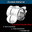 2.5 inch Car Stainless Steel Turbo Exhaust Downpipe Muffler Pipe Band GVN