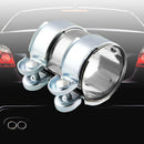 2.5 inch Car Stainless Steel Turbo Exhaust Downpipe Muffler Pipe Band GVN