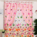 1 Colorful Beautiful Butterfly Style Floral Tulle Window Curtain Voile Drapery