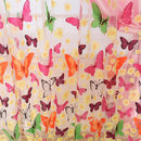 1 Colorful Beautiful Butterfly Style Floral Tulle Window Curtain Voile Drapery