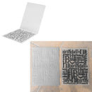 Plastic Happy Birthday Cutting Stencil Scrapbook Album  Decorative Paper Card