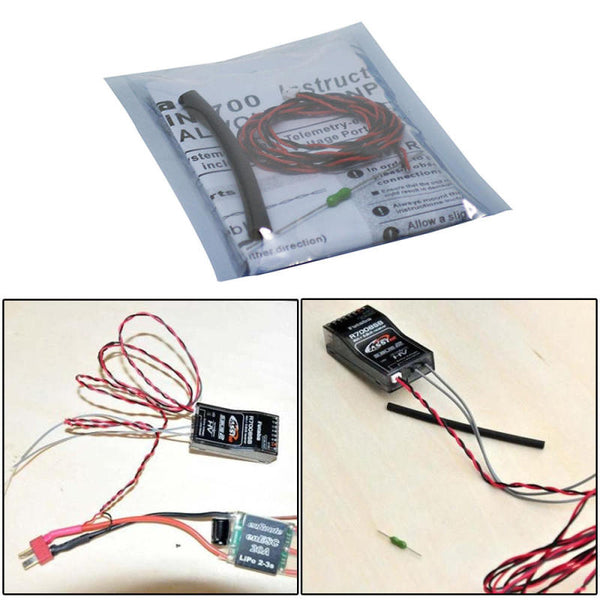 680mm External Voltage Cable for Futaba R7003SB R7008SB Rx CA-RVIN-700 NIB ert