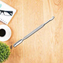 Professional Nail Art Tool Stainless Steel Cuticle Pusher Remove Dead Skin WNF