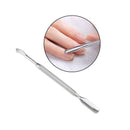 Professional Nail Art Tool Stainless Steel Cuticle Pusher Remove Dead Skin WNF