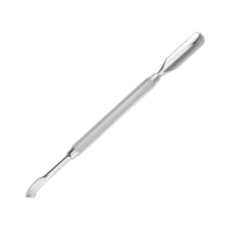 Professional Nail Art Tool Stainless Steel Cuticle Pusher Remove Dead Skin WNF