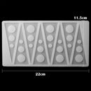 White dot triangle silicone Baking mold  For Chocolate Candy Cake Decoration