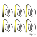 6X 12V Waterproof White DRL COB LED Strip Light Bar For Camping Caravan Boat Car