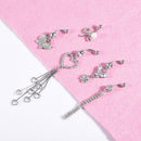 5pcs Flower Navel Ring Combination Body Piercing Belly Button Jewelry JMK