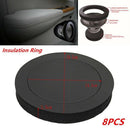 8PCS Car Truck Speaker Ring Bass Door Trim Sound Insulation Cotton Rub EWA